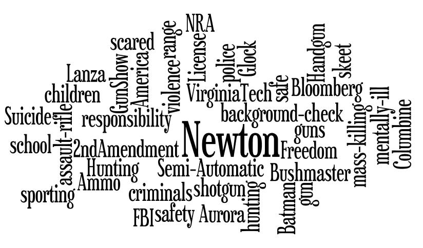 Gun Violence Word Cloud