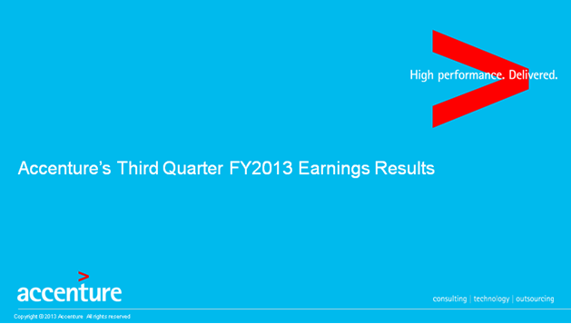 ACN Q3 Earnings